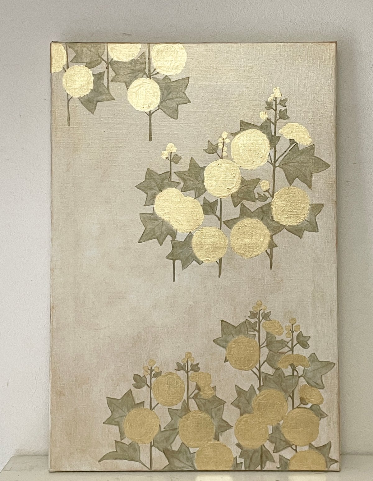 立葵　油絵　P6(409×273mm) 立葵 油絵 P6(409×273mm) 立葵 油絵 P6(409×273mm) 立葵 油絵 P6(409