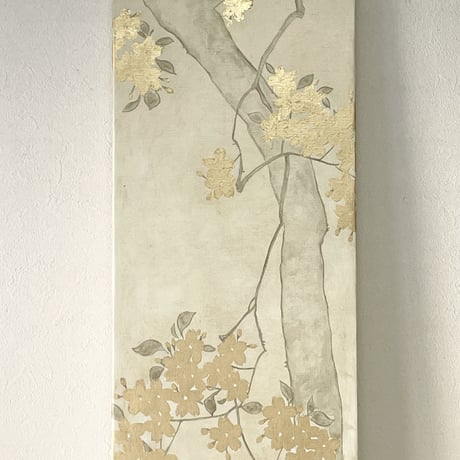 四季草花図　春