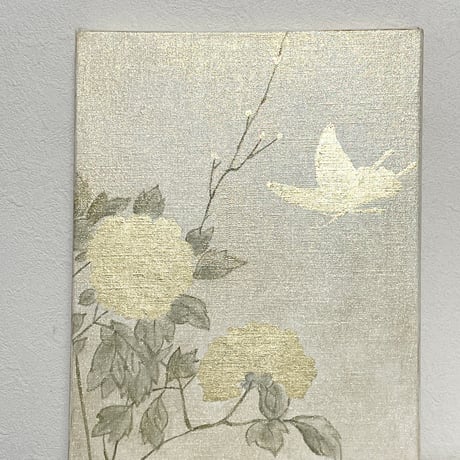 芍薬と蝶