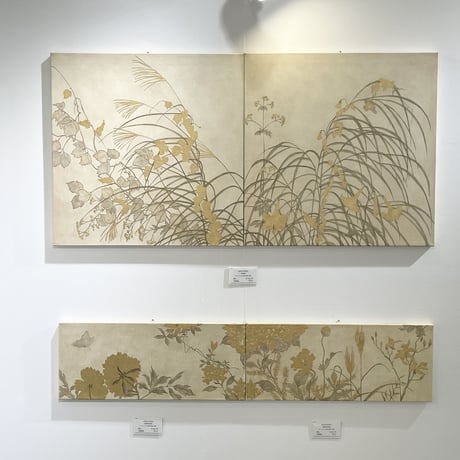 四季草花図　3