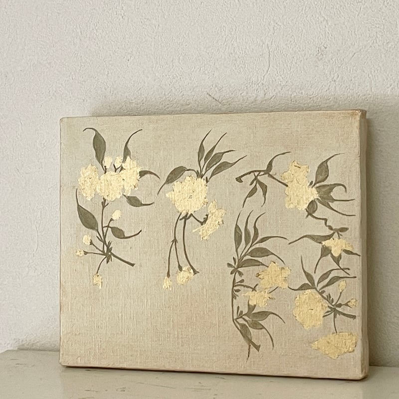 油彩画　「　さくらの散歩道　」　原画　F4号 一点物】『 桜ー春風 』桜2025 油絵 F6号キャンバス 油彩 油画