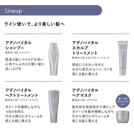 サブリミック アデノバイタル ヘアトリートメント 250g/500g/450g(レフィル)