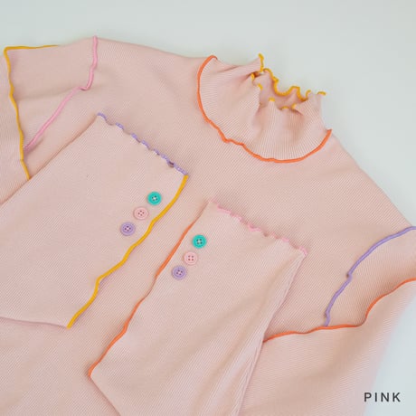 Colorful Mellow Rib Tops
