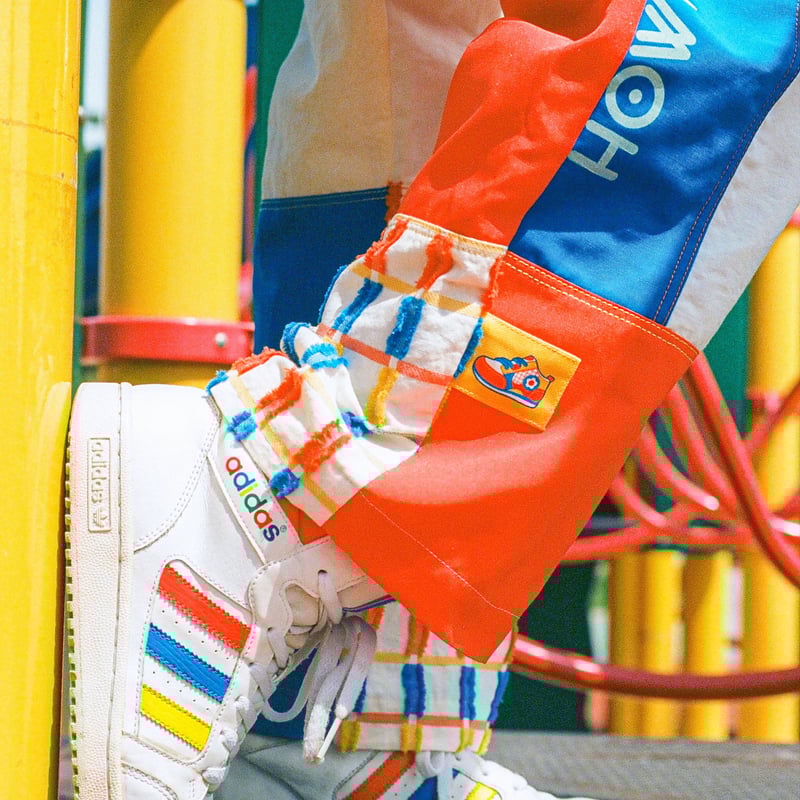 Patchwork Park Pants - COLORFUL | HOWTOVENUS