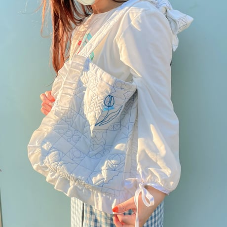 Quilt Tile Bag - BLUE