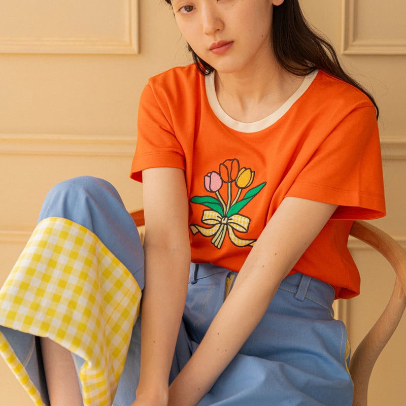 Gingham Check Denim Pants - BL | HOWTOVENUS