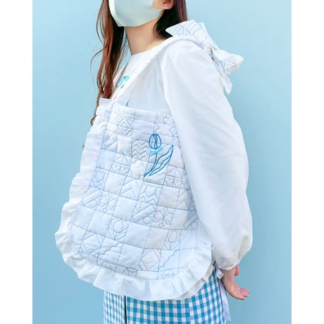Quilt Tile Bag - BLUE