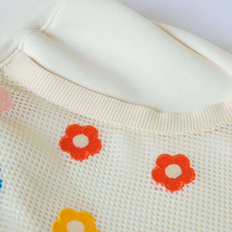 Flower Sweat Skirt | HOWTOVENUS