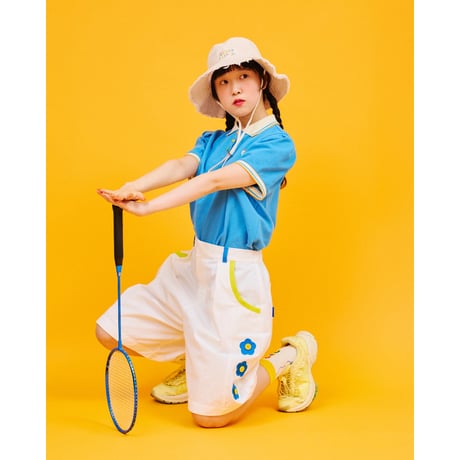 [6月8日まで] Side Flower Half Pants