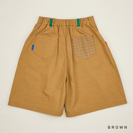 [6月8日まで] Side Flower Half Pants