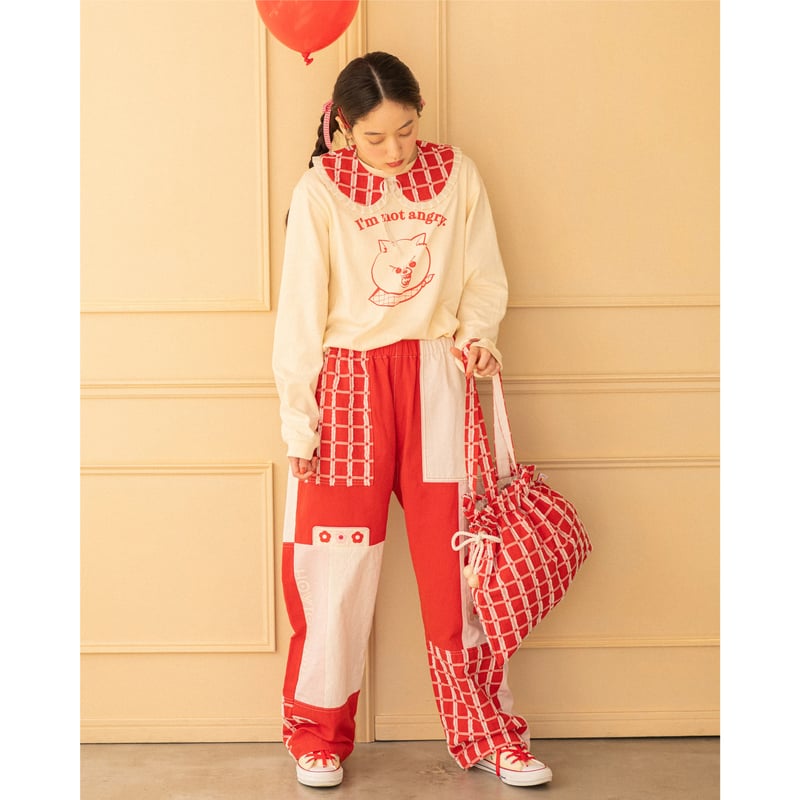 ボトムス・スパッツ Apolina mto patchworkpants 3-5y ボトムス・スパッツ apolina MTO Molly Trouser Patchwork 5-7