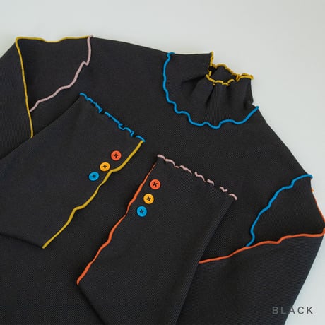 Colorful Mellow Rib Tops