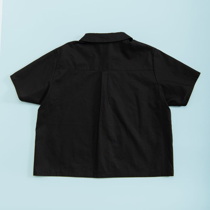 トップス HOWTOVENUS Doodle Stitch Blouse - BLACK Doodle Stitch Blouse - BLACK | HOWTOVENUS