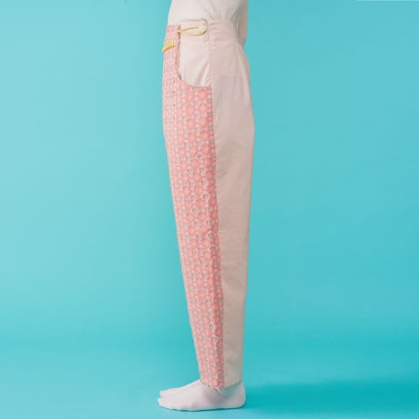 Tile Curtain Pants - Pink