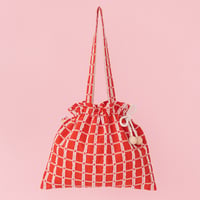 2Way Tote Bag - RED