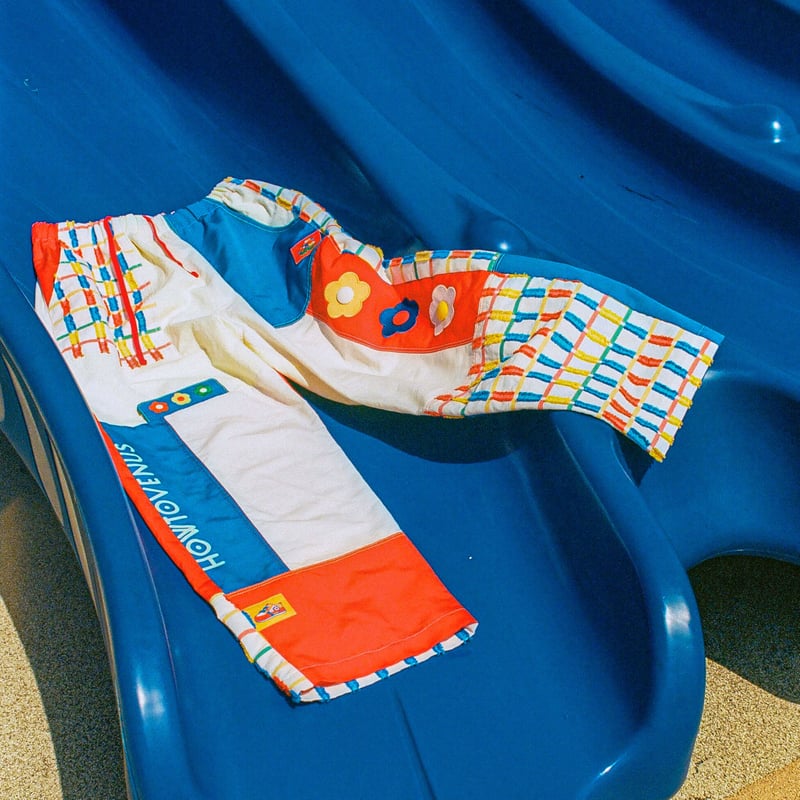 【新品未使用】FISH & KIDS パッチワークパンツ　4-5y FISH & KIDS / DENIM PATCHWORK PANTS – Mico Donum