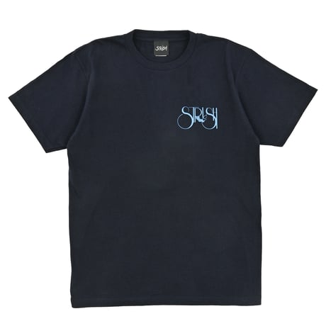 Footprints S/S Tee Shirts (Navy) Art by NOVOL