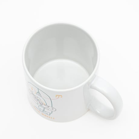 Jazz Man Mug Cup (White) Art by Soy Panday