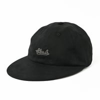 Signature Long-Bill Strap Back Cap (Black)