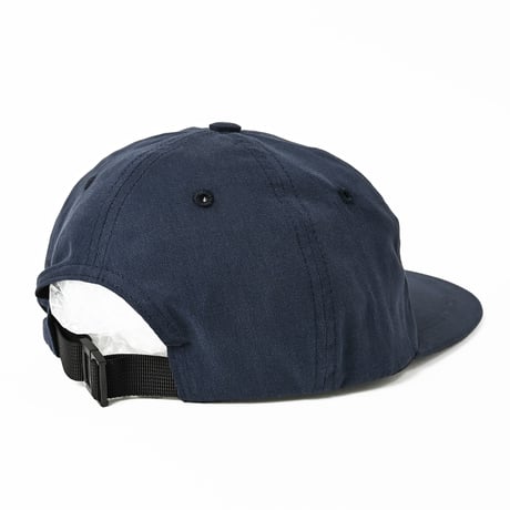 Signature Long-Bill Strap Back Cap (Navy)
