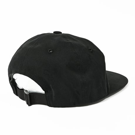 Signature Long-Bill Strap Back Cap (Black)