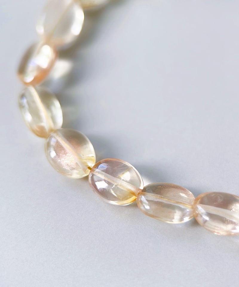 Kaya◆高品質✧大粒オレゴンサンストーンブレスレット✧14kgf オレゴンサンストーン ブレスレット