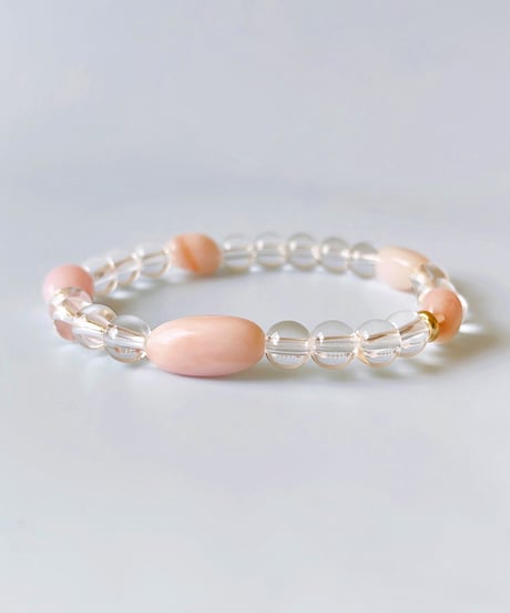 Ysh♡美品レア　16ミリ　オイルインクォーツ　ブレス Purchases] I bought this item on a whim💖It's a beautiful natural