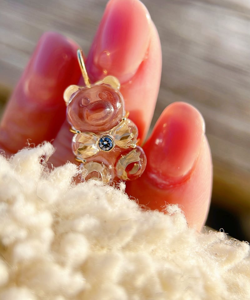 エリムハグベアペンダントトップ クリアクォーツ | ELIM STORE