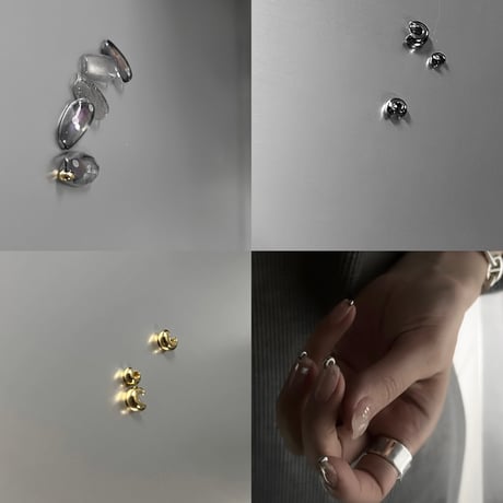 【メタルパーツ】nail pierce：ネイルピアス