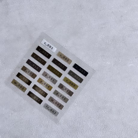 【ステッカー】color chart sticker：カラーチャートステッカー