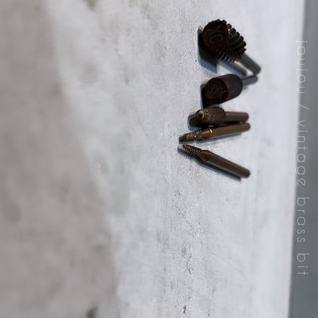 【 vintage brass bit 】large barrel XC