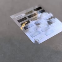 【ステッカー】color chart sticker：カラーチャートステッカー