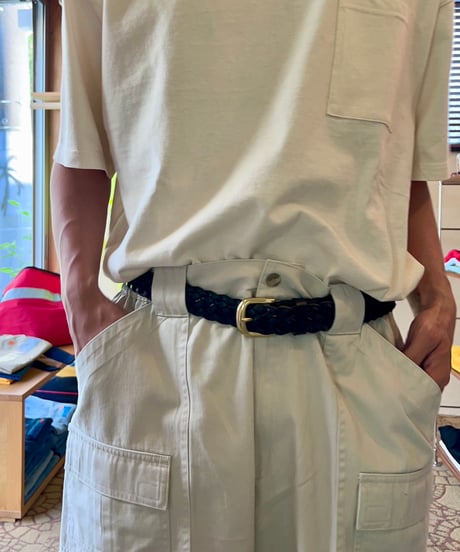 RELAX FIT  №26  [ IMAGEN DE Mexico 🇲🇽 Leather mesh belt ]