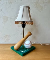 野球少年が作ったスタンドライト