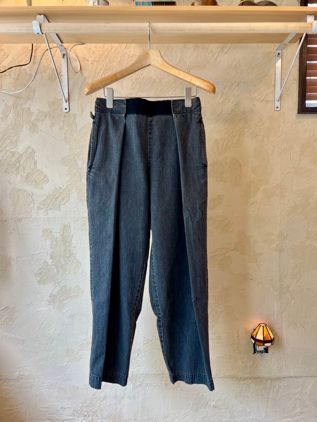 relaxfit supermarket グレー RELAXFIT by supermarket''ﾉｰｽﾊﾟﾄﾞﾚｱｲﾗﾝﾄﾞｼｮｰﾂ'' |