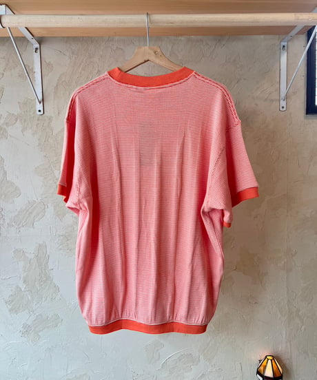 RELAX FIT  №127 [ Miller × Relaxfit  Panel Rib Border tshirt🍊 ]
