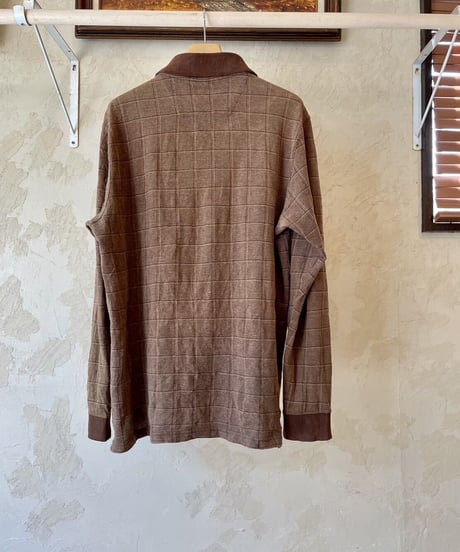 しぶいロングスリーブポロシャツ