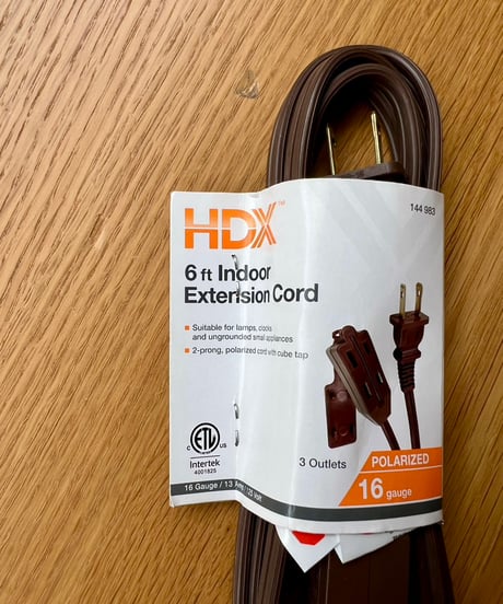 USA Extension Cord 🇺🇲🔌