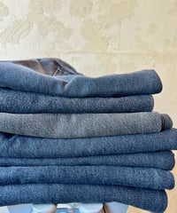 丈だけ直したブラックデニム(薄め)