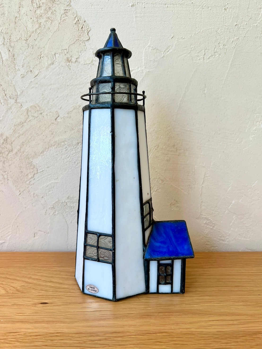 1点モノ　作品名「灯台」ステンドグラス×陶器 1点モノ 作品名「灯台」ステンドグラス×陶器 【公式通販】