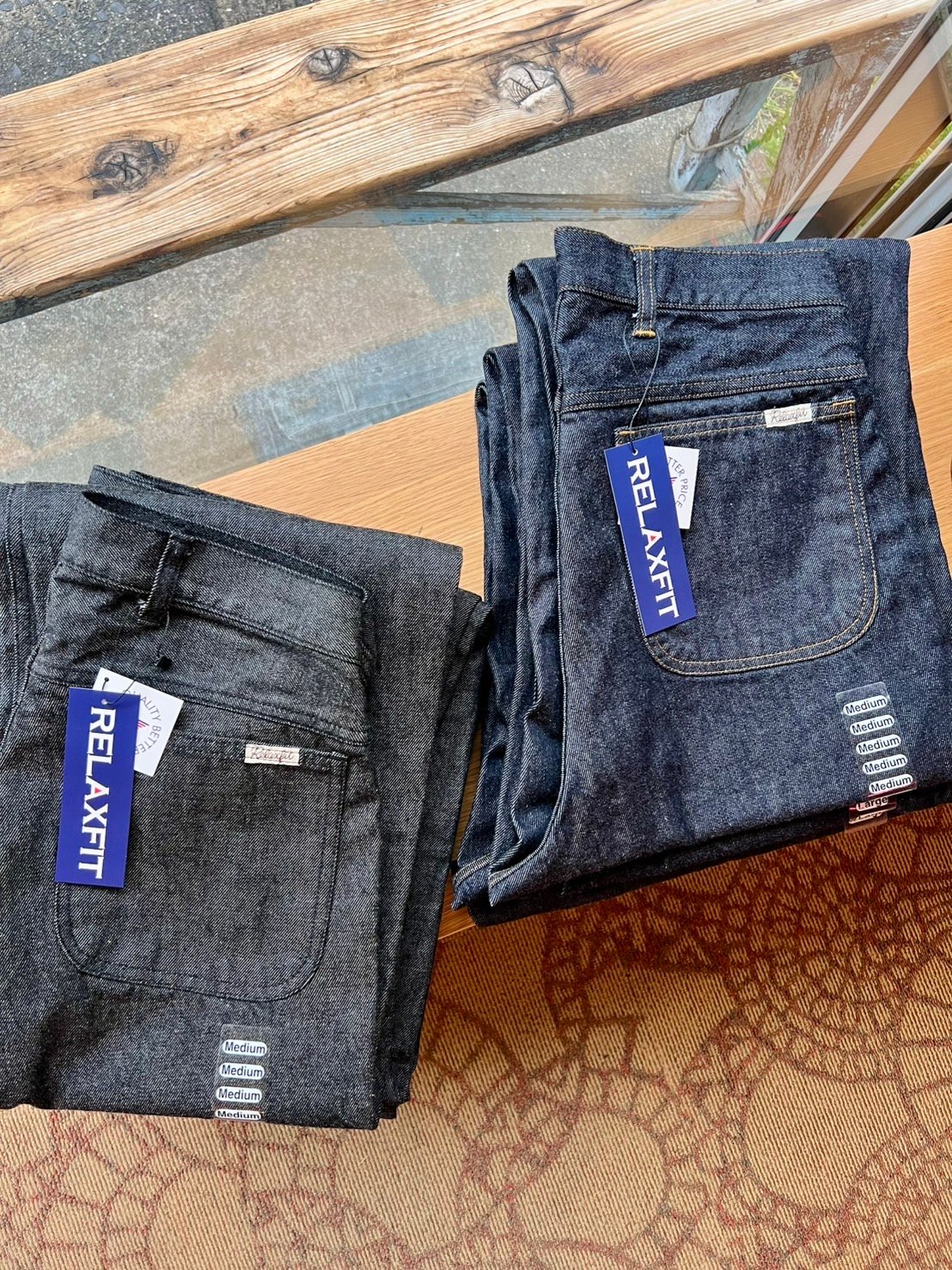 RELAX FIT №50 [ Drivers Denim pants ] | superm