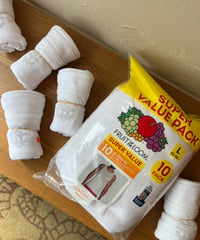 FRUIT OF THE LOOM 🍇🍎🍊 A-shirts 🇺🇲