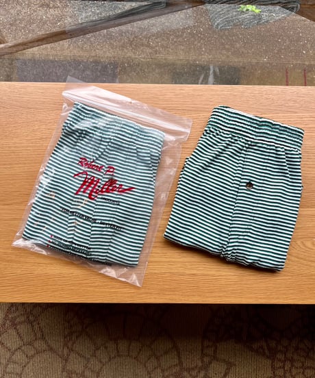 SUPERMARKET [ Miller × Supermarket  Panel Rib Border trunks ]