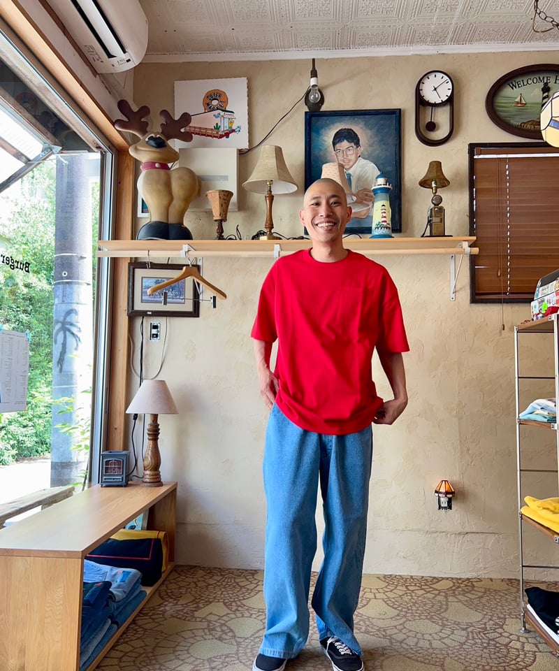RELAX FIT №155 [ 軍パンの形をした4ポケットデニムパンツ ぼやぁっと色