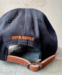 SUPERMARKET  [RALPH blank cap] Black/San Francisco Orange