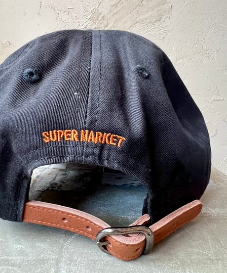 SUPERMARKET  [RALPH blank cap] Black/San Francisco Orange