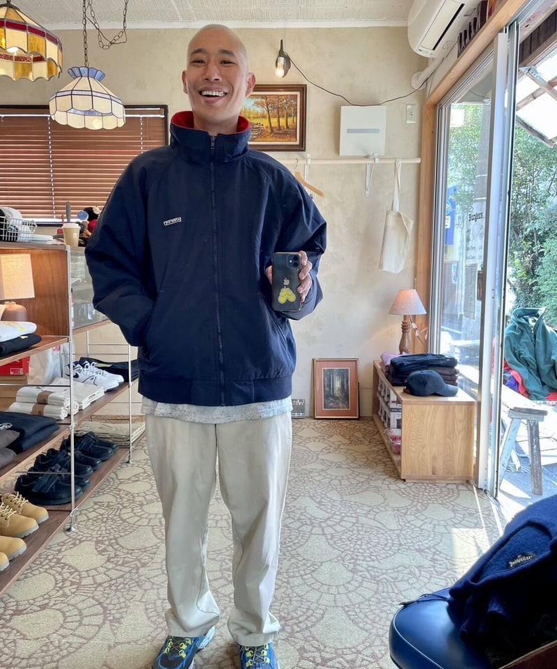 hensley様90sColumbiaシェルジャケットLウィリバードナイロン