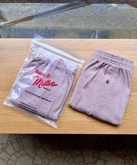 SUPERMARKET [ Miller × Supermarket  Panel Rib Border trunks ]