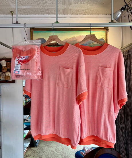 RELAX FIT  №127 [ Miller × Relaxfit  Panel Rib Border tshirt🍊 ]