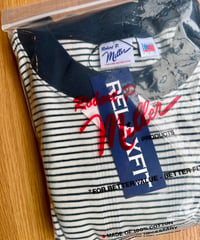 RELAX FIT  №127 [ Miller × Relaxfit  Panel Rib Border tshirt]